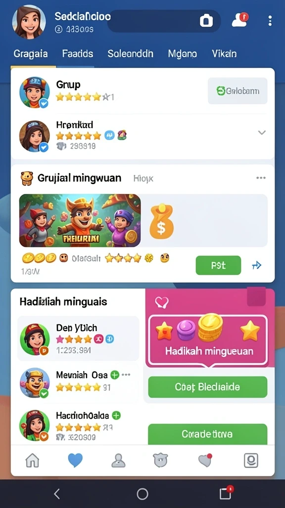 Tampilan awal permainan 7777W yang menarik.