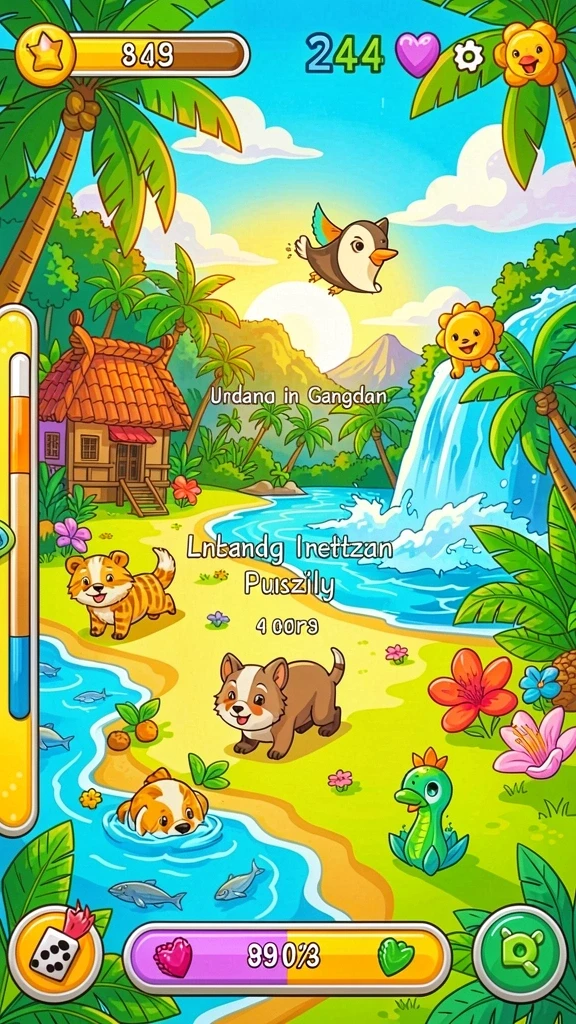 Tampilan awal game 777LUCKY yang menarik.