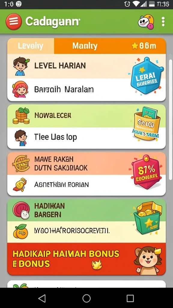 Level menantang yang menguji keterampilan pemain.