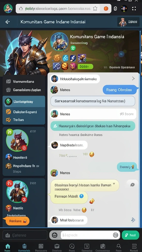 Menu promosi dan bonus yang menguntungkan pengguna.