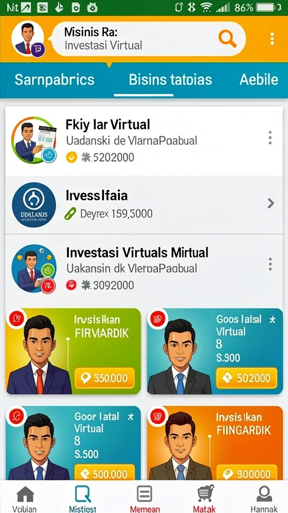 Tampilan antarmuka yang menarik dan mudah digunakan.
