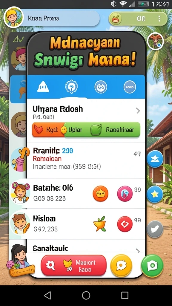 Tampilan antarmuka yang intuitif dan bersih.