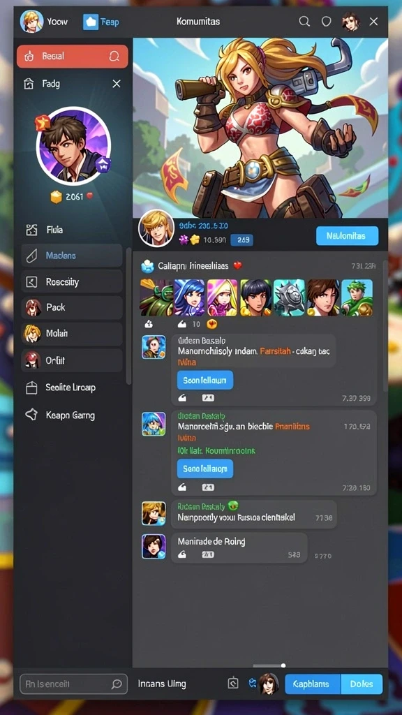 Fitur multiplayer yang memungkinkan interaksi antar pemain.