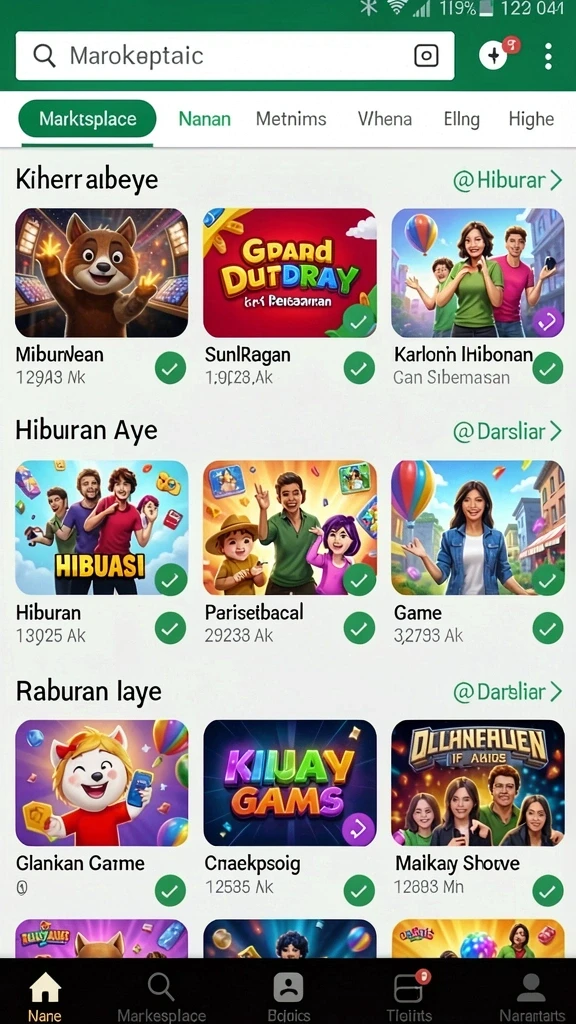Fitur interaktif untuk bersosialisasi dengan pemain lain.