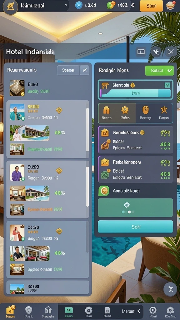 Screenshot menampilkan layar utama permainan DANA777.