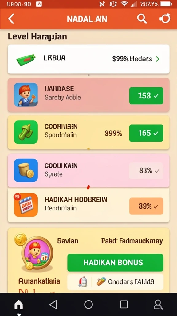 Fitur interaktif yang memungkinkan pemain bersaing.