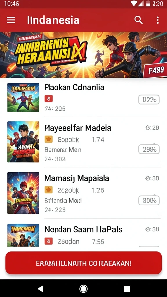 Tampilan grafis yang menawan dan penuh warna.