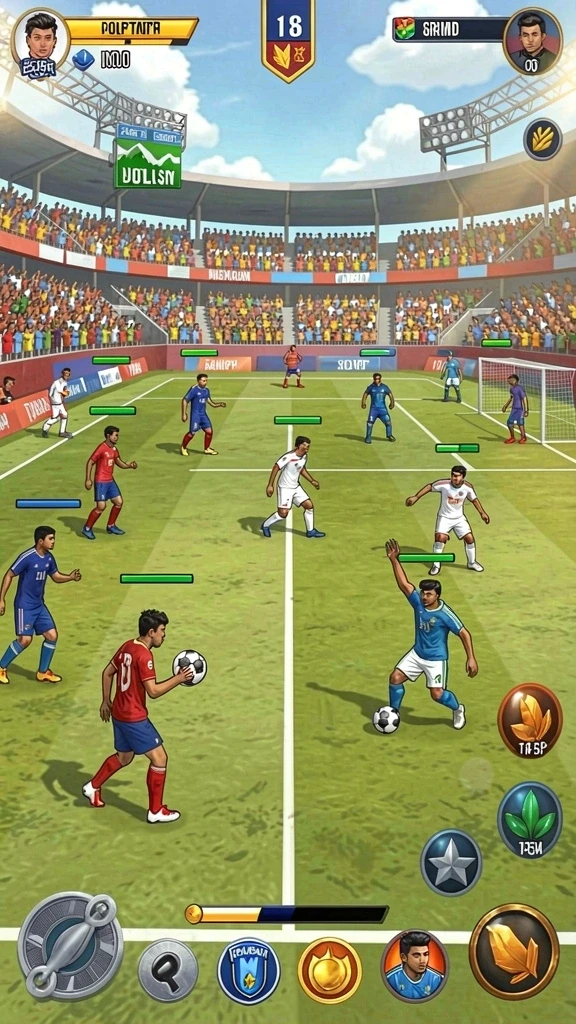 Tampilan antarmuka IDAGAME yang menarik dan user-friendly.