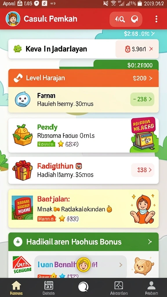 Fitur jackpot dengan peluang besar untuk menang.