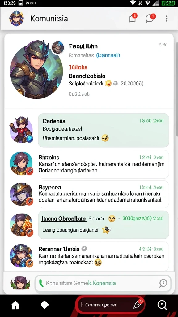 Berseaing di arena dengan pemain lain.