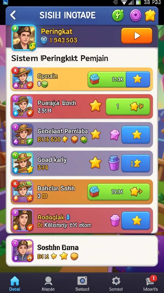 Screenshot menunjukkan karakter utama dalam aksi yang mendebarkan.