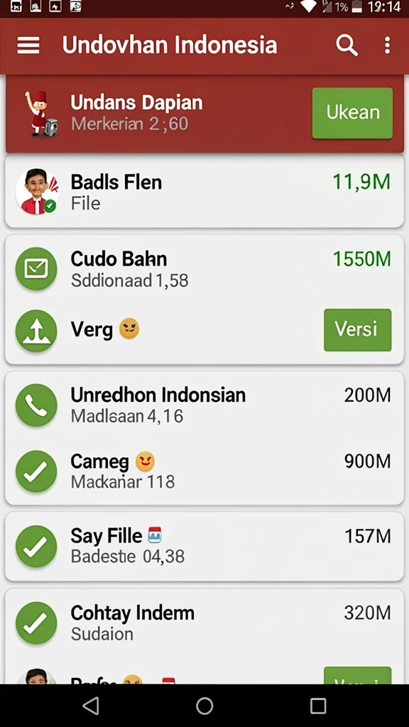 Screenshot menampilkan tampilan menu yang intuitif.