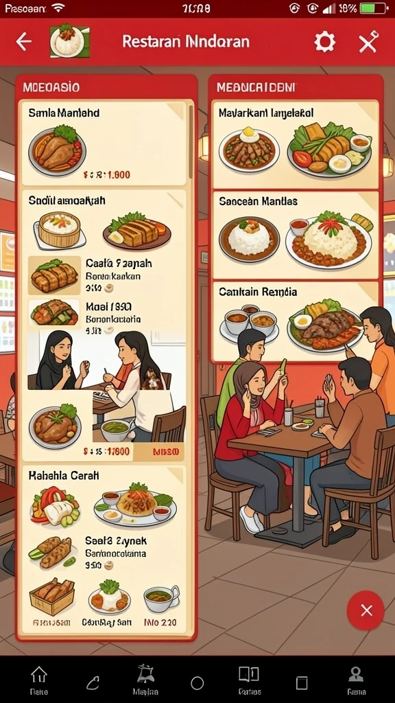 Tampilan antarmuka yang menarik dan mudah digunakan.