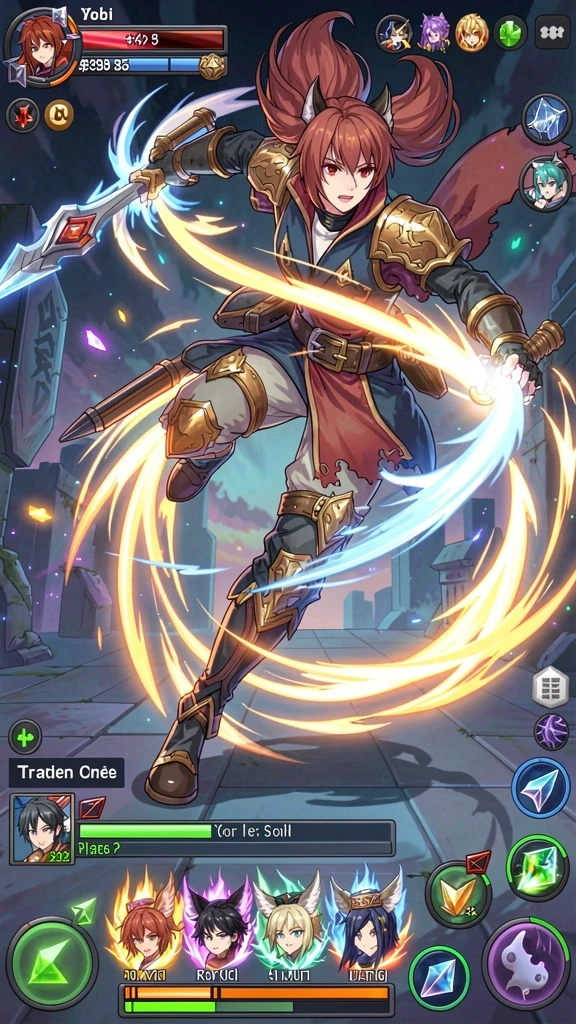 Tampilan gameplay yang menakjubkan dan interaktif.