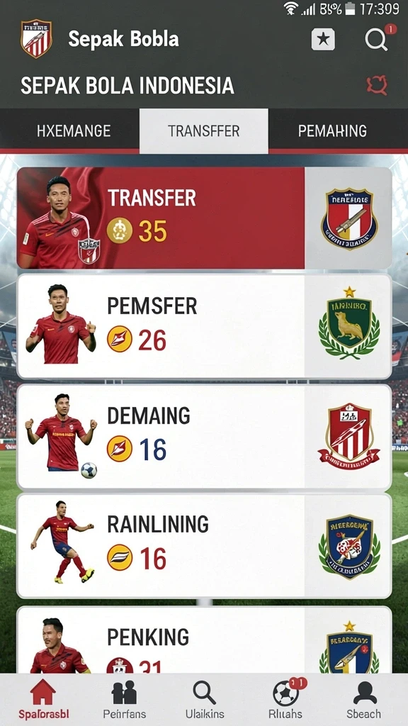 Karakter dengan kemampuan unik untuk dipilih.