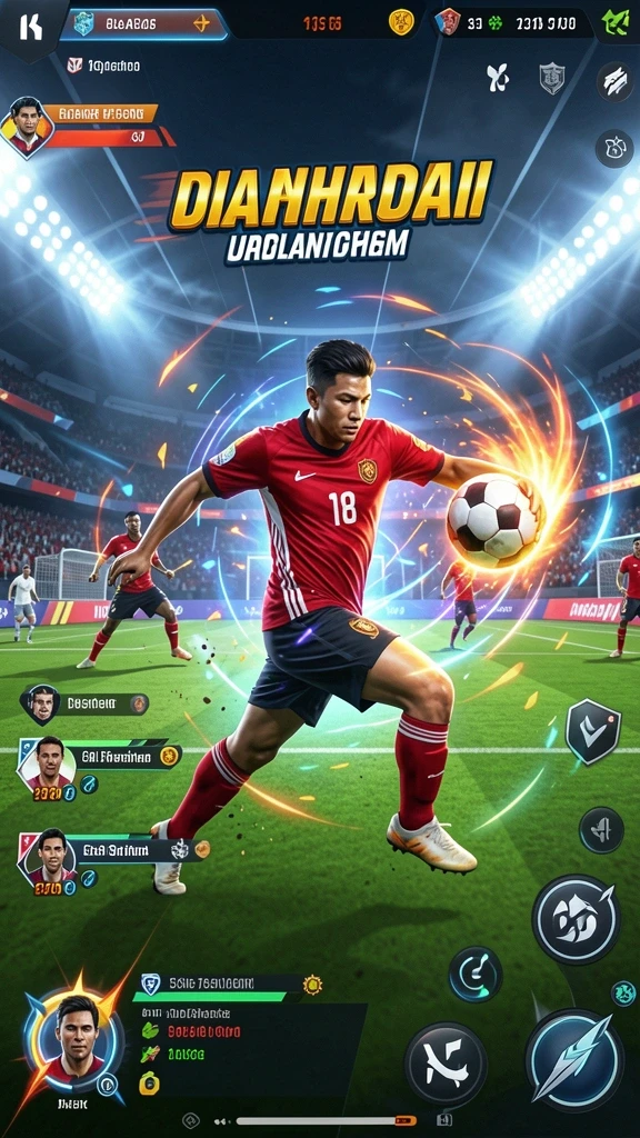 Tampilan pemandangan yang memukau dalam game.
