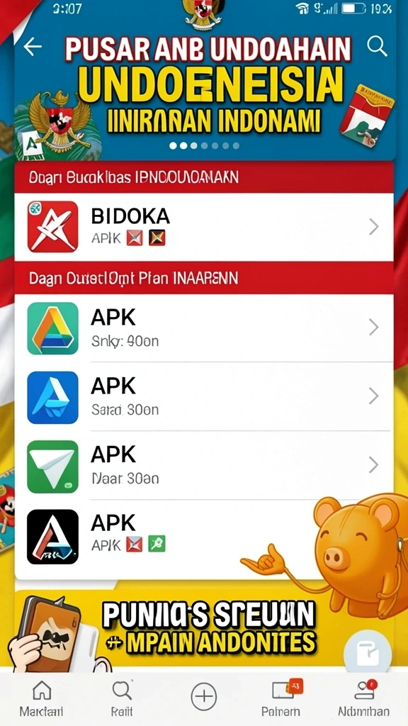 Tampilan antarmuka yang intuitif dan menarik.