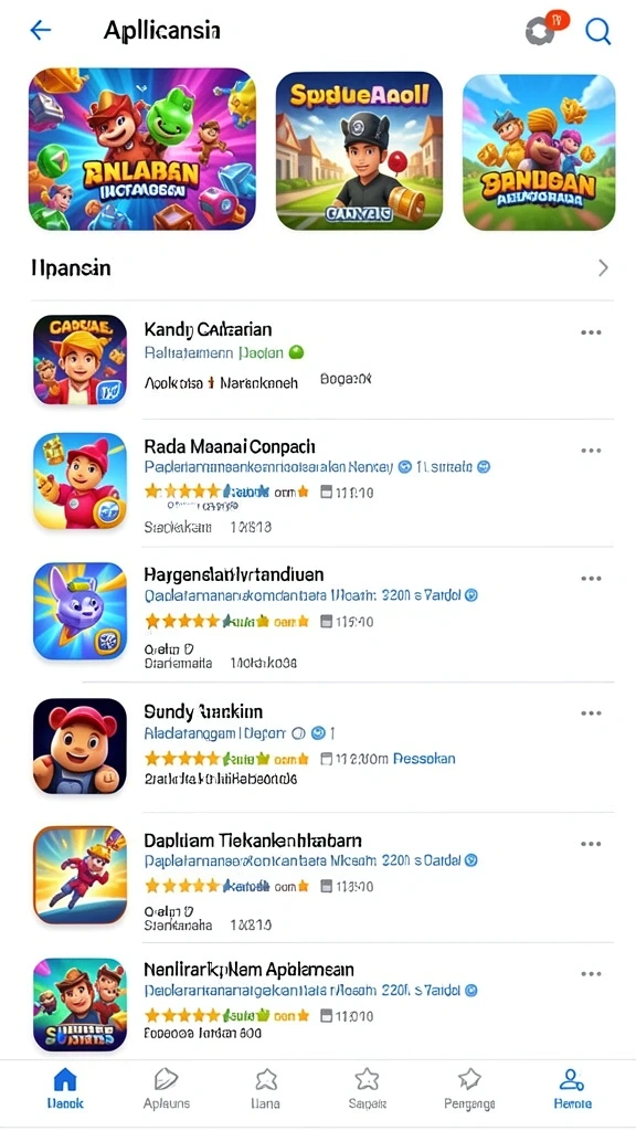 Karakter unik dengan kemampuan khusus yang berbeda.