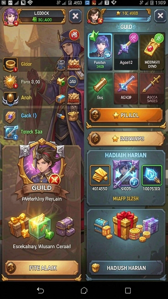 Tampilan antarmuka yang menarik dan mudah dipahami.