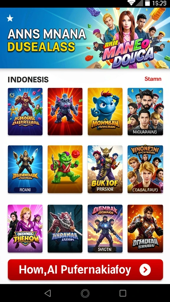 Tampilan antarmuka yang sederhana dan menarik.
