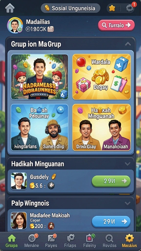 Tampilan antarmuka yang menarik dan mudah digunakan.
