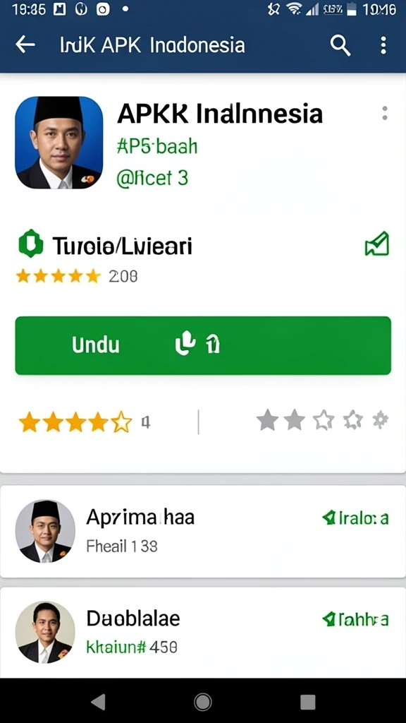 Tampilan awal yang menarik dan interaktif.