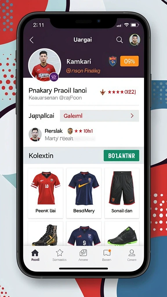 Fitur interaksi sosial yang memudahkan berteman dan bertanding.