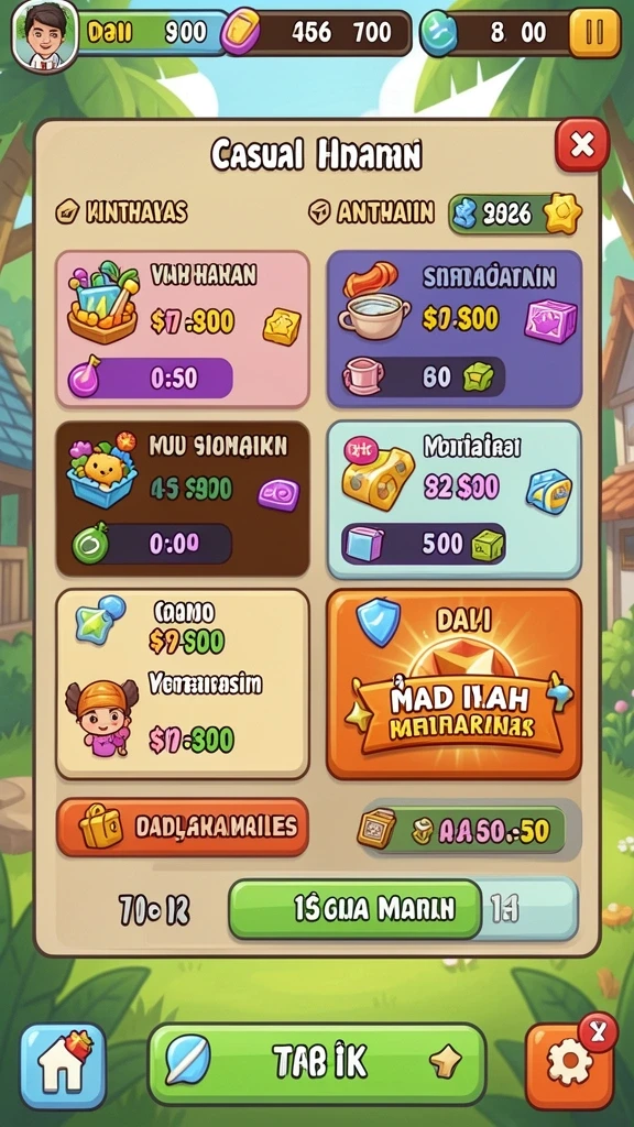 Beragam pilihan slot dengan tema yang bervariasi.