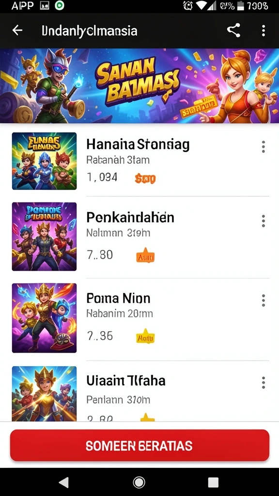 Antarmuka pengguna yang ramah dan menarik.