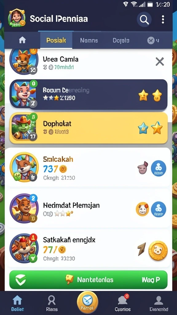 Karakter-karekter unik dan beragam untuk dimainkan.