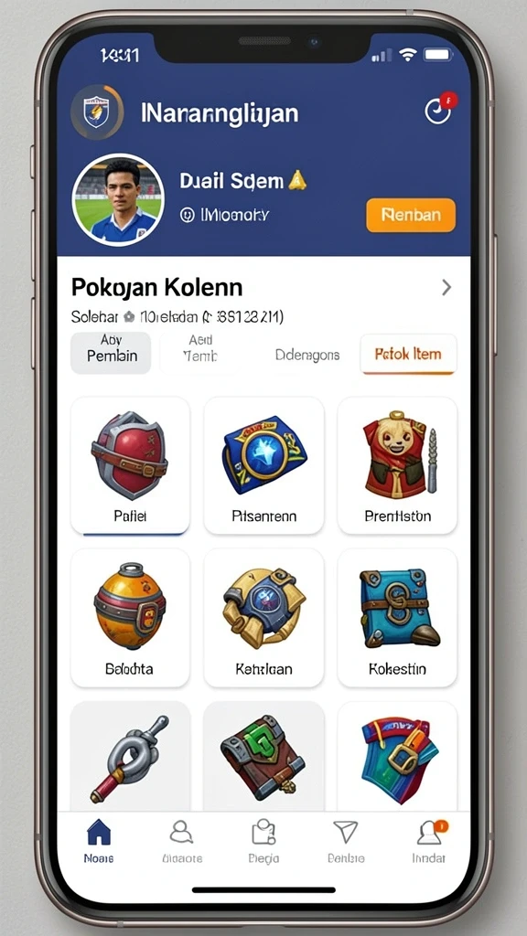 Fitur interaksi sosial yang memungkinkan berteman dan berkompetisi.