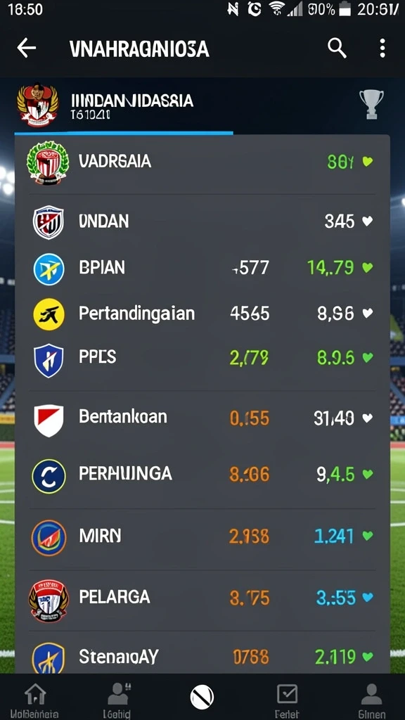 Tangkapan layar interaksi sosial di dalam game.