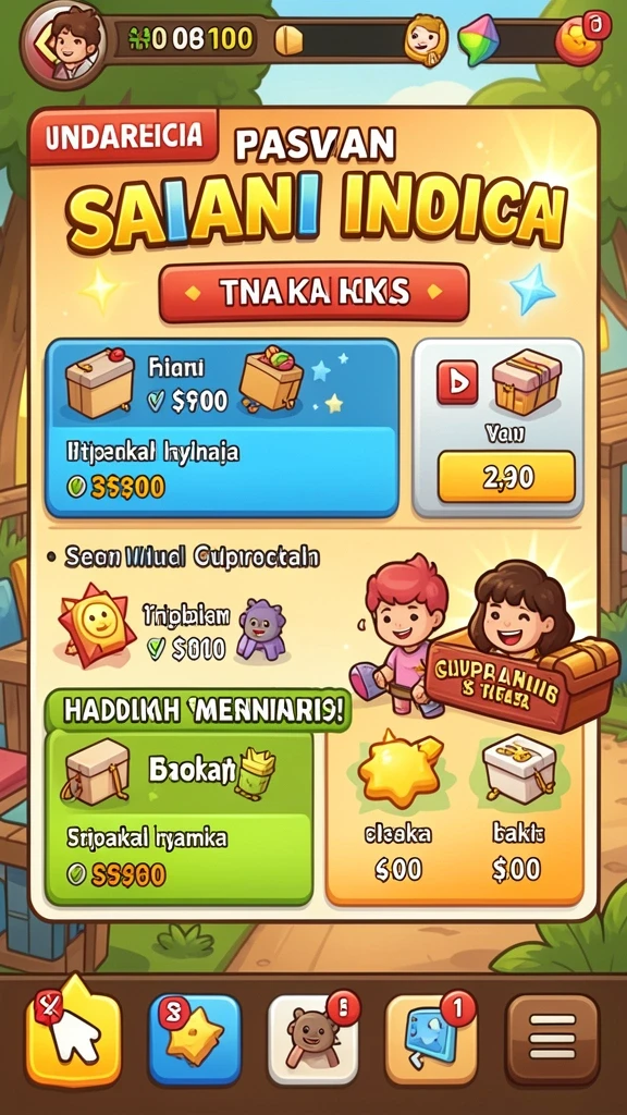 Bonus menarik setiap minggu untuk semua pemain.