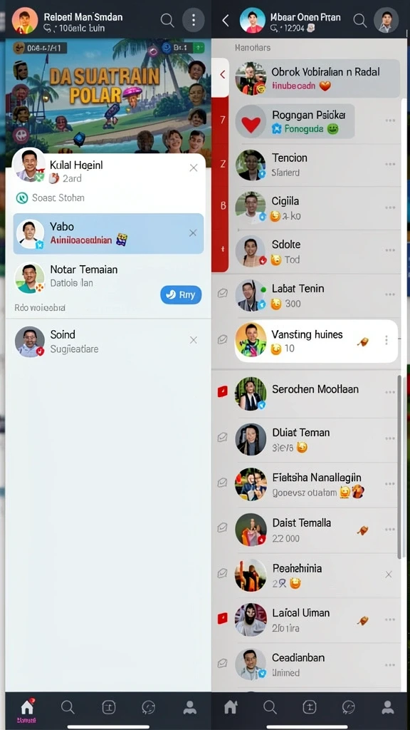 Menu interaktif yang mudah dinavigasi untuk semua pengguna.