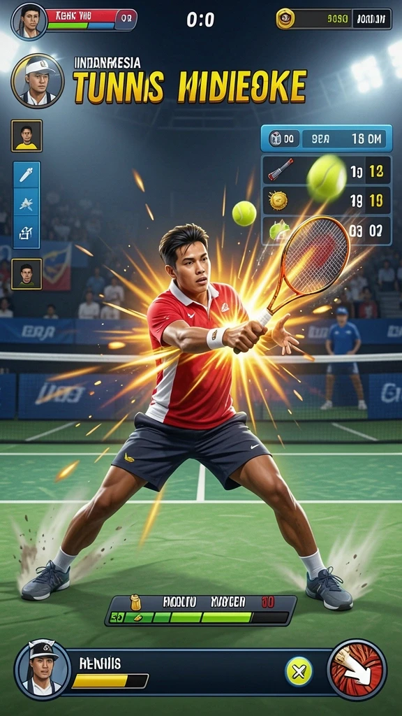 Tangkapan layar menunjukkan gameplay yang seru dan grafik menawan.