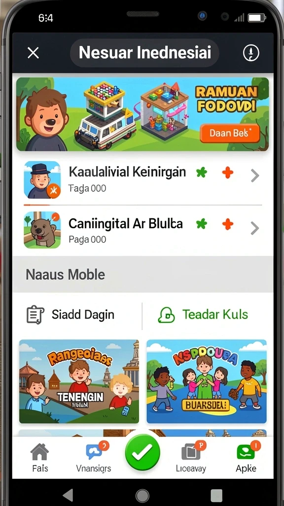 Tampilan antarmuka yang menarik dan mudah dinavigasi.