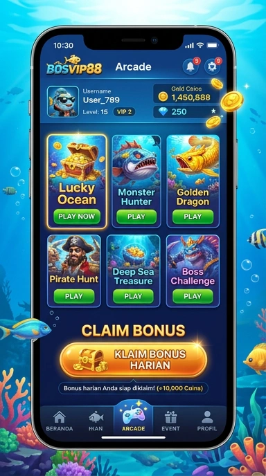 bosvip88 — layar beranda